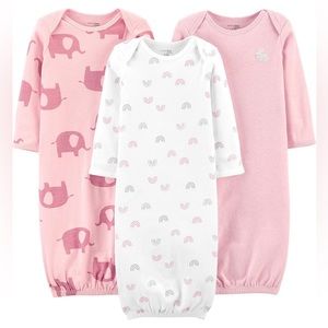 Simple Joys by Carter’s three-pack of long-sleeve gowns